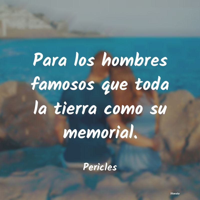 Frases de Pericles