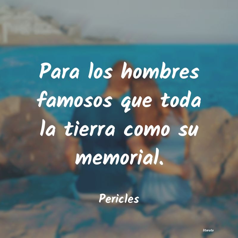 Frases de Pericles