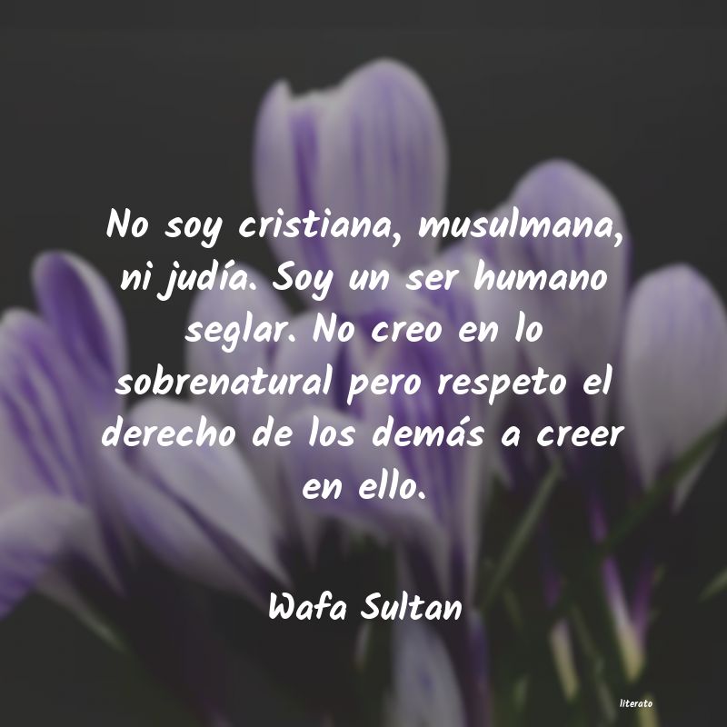 Frases de Wafa Sultan