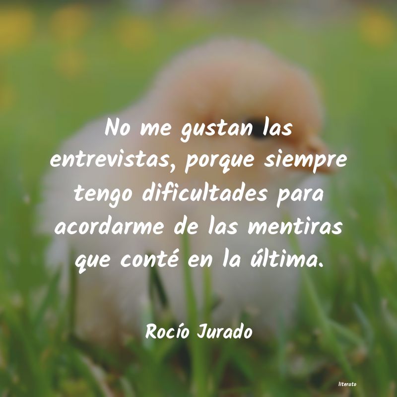 frases de RocÃo Jurado