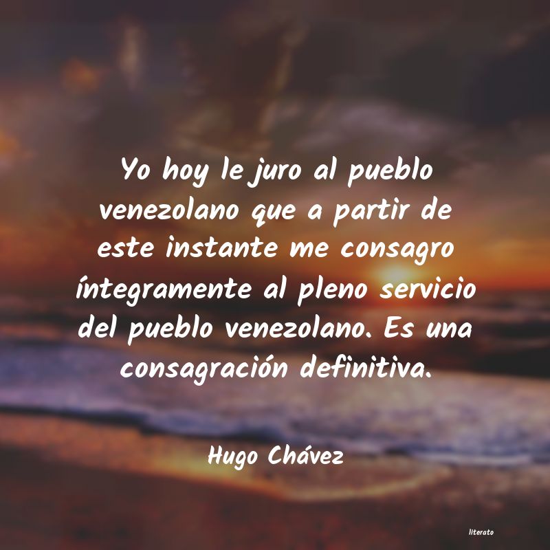 Frases de Hugo Chávez