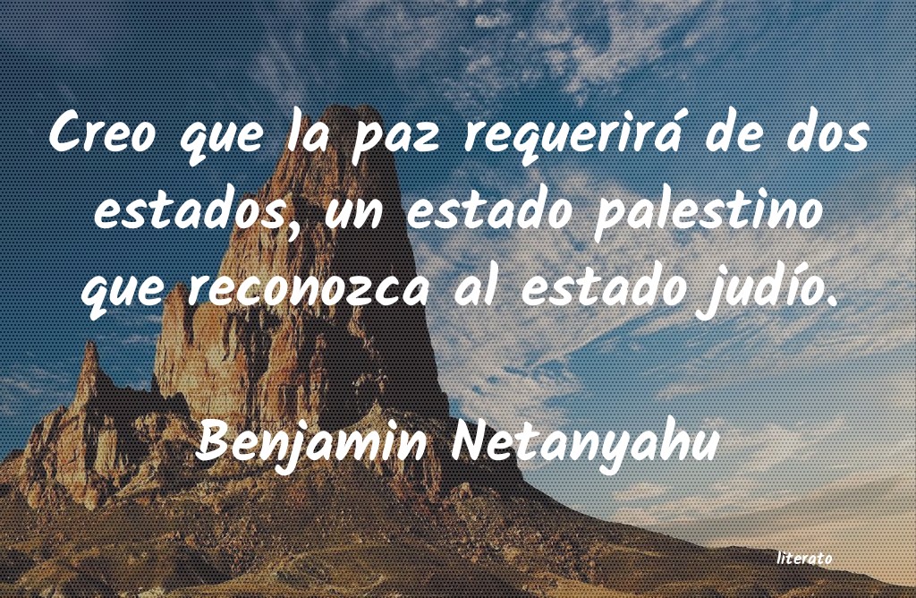 Frases de Benjamin Netanyahu