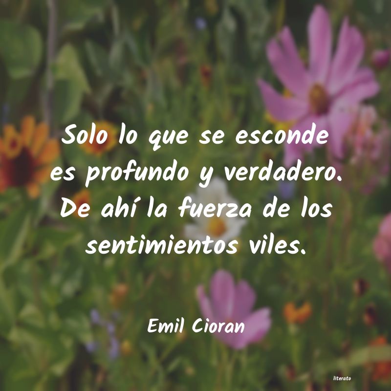 frases de Emil Cioran