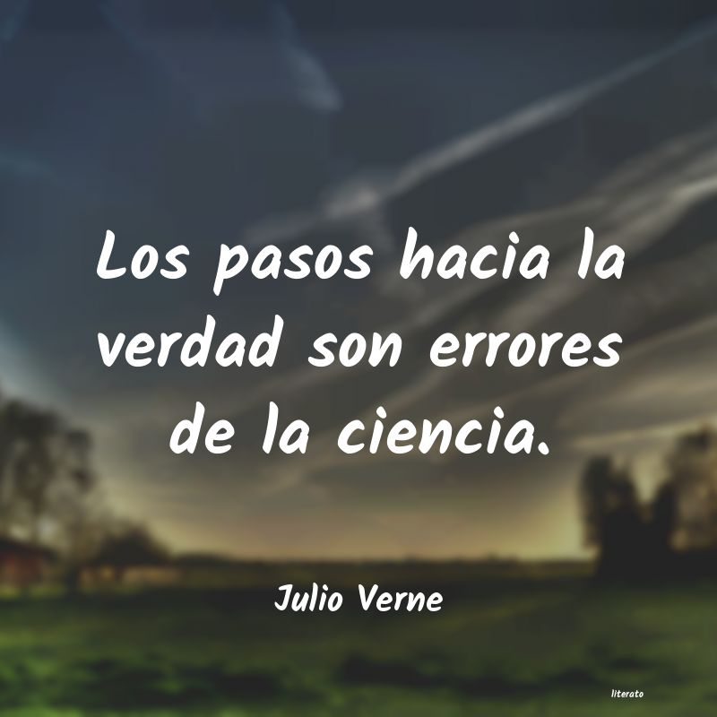 frases de Julio Verne