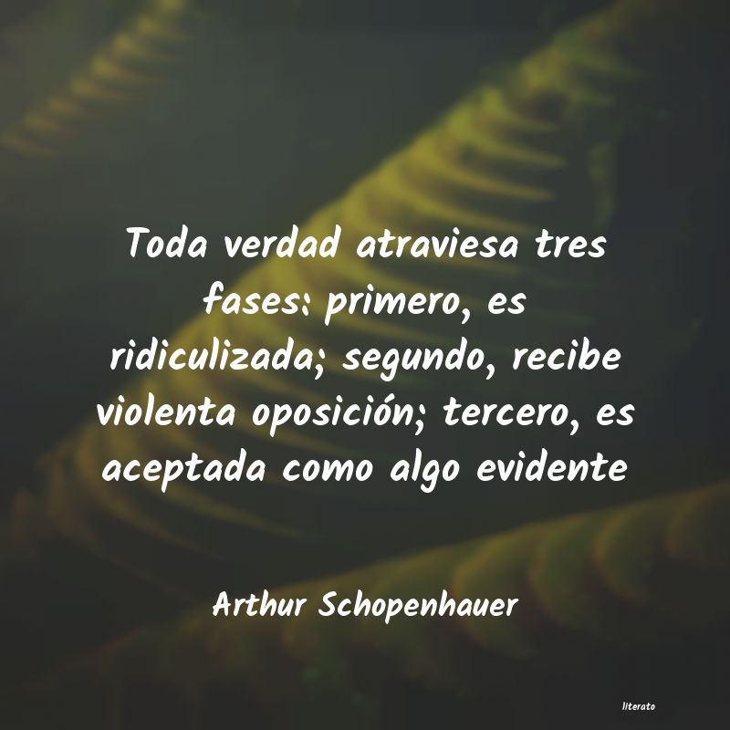 Frases de Arthur Schopenhauer