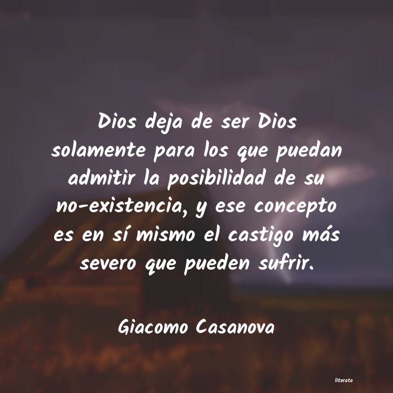 Frases de Giacomo Casanova