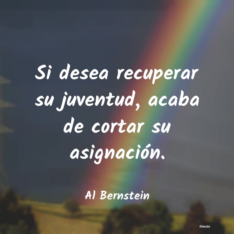 frases de Al Bernstein