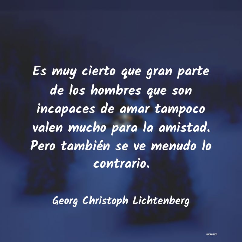 Frases de Georg Christoph Lichtenberg