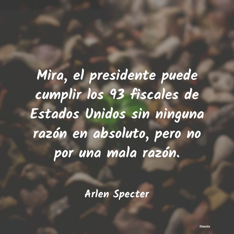 Frases de Arlen Specter