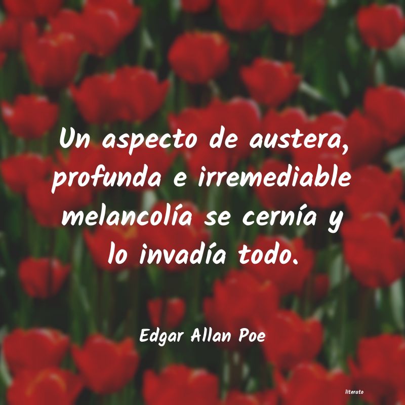 Frases de Edgar Allan Poe