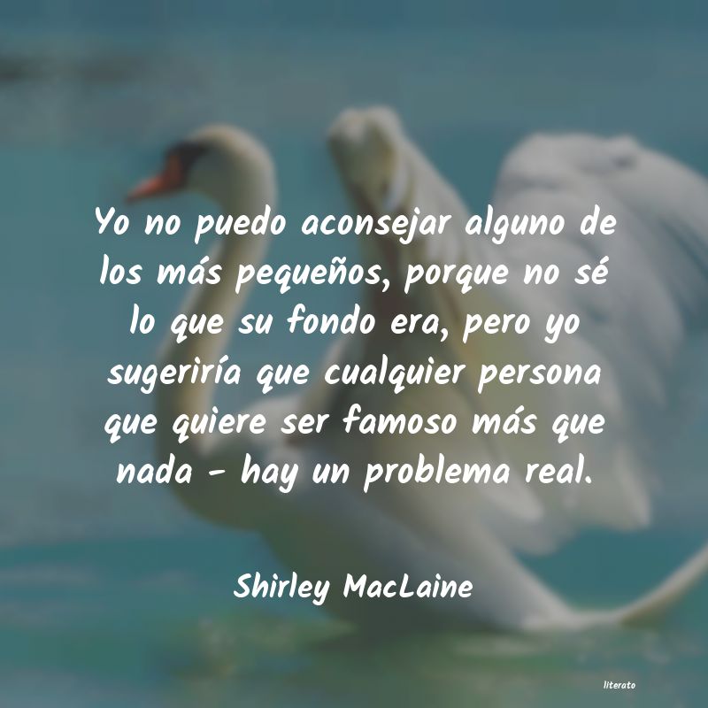 Frases de Shirley MacLaine