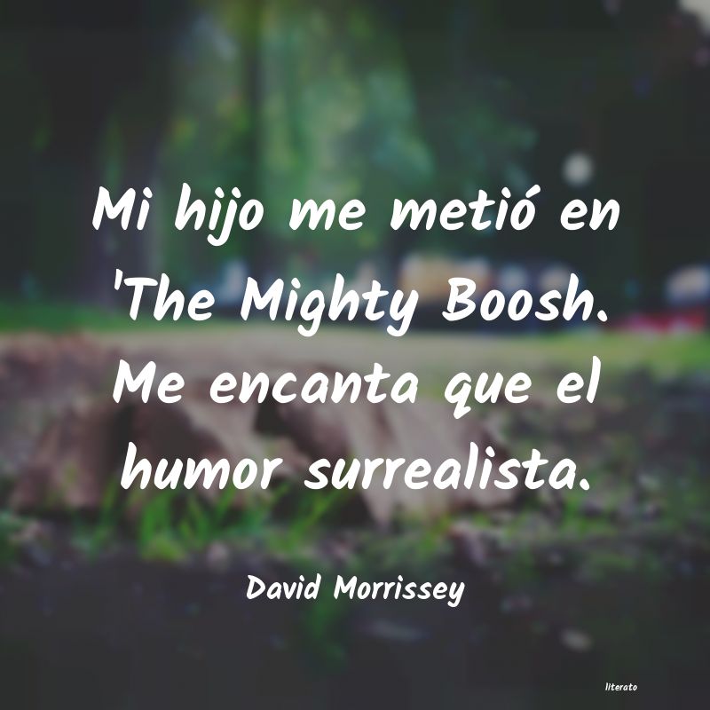 Frases de David Morrissey