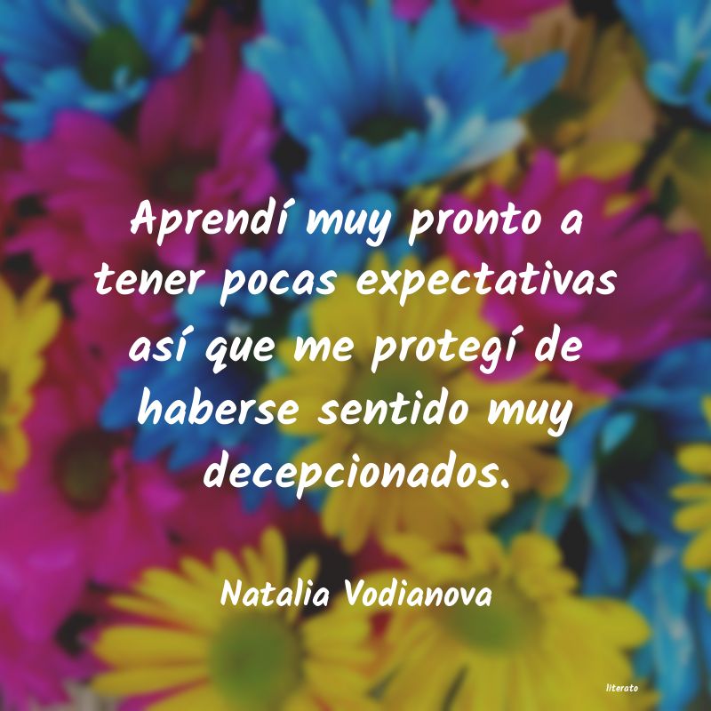 frases de Natalia Vodianova