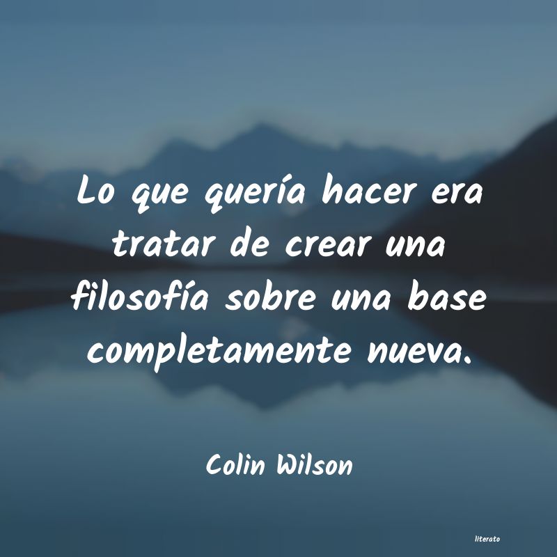 frases de Colin Wilson