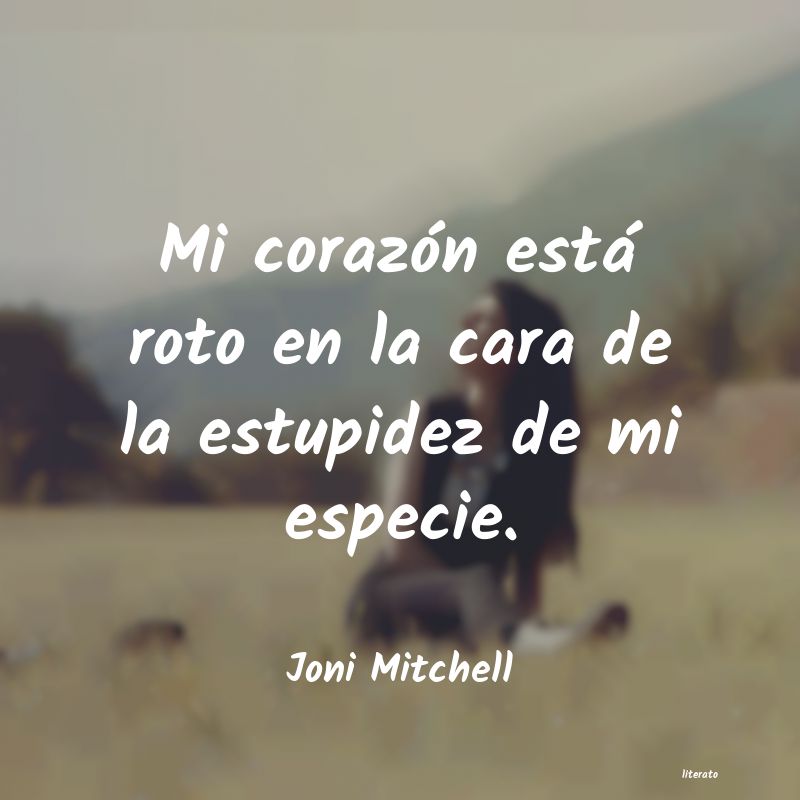 Frases de Joni Mitchell