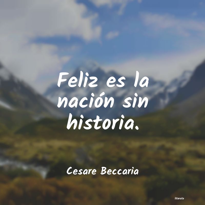 Frases de Cesare Beccaria