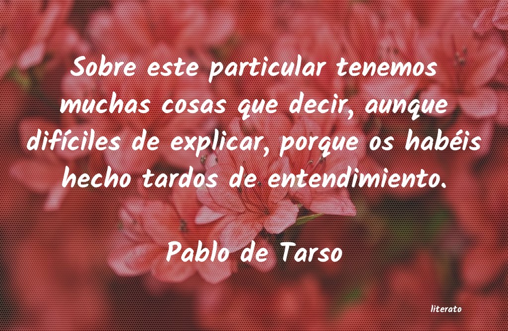 Frases de Pablo de Tarso