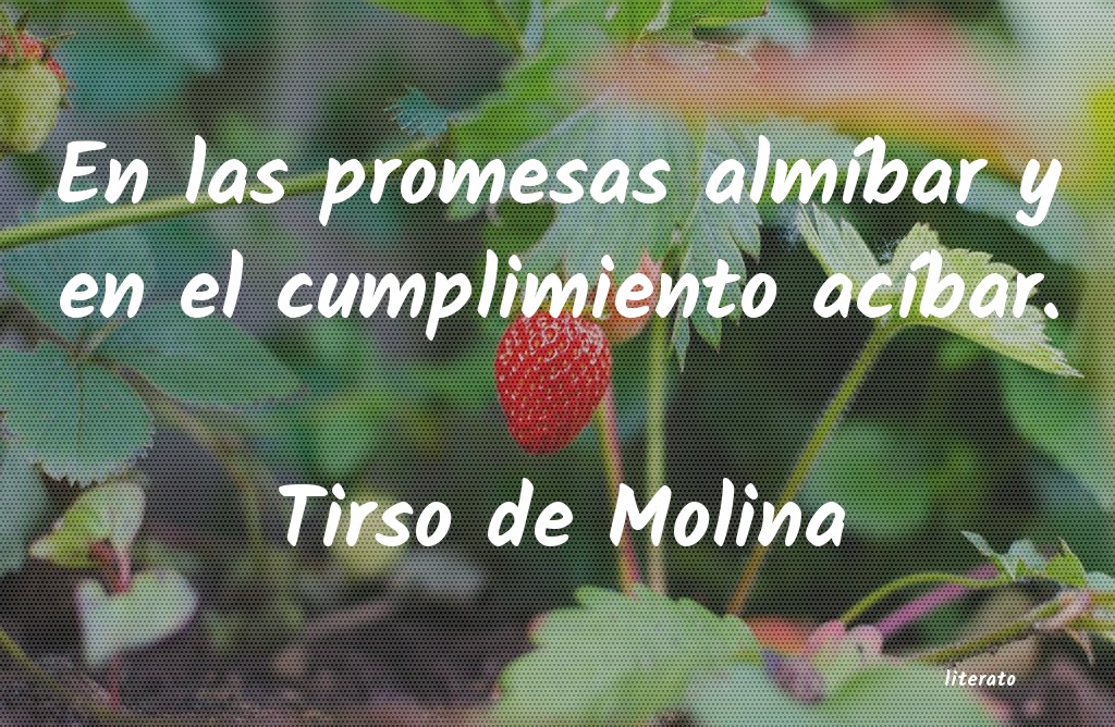 Frases de Tirso de Molina