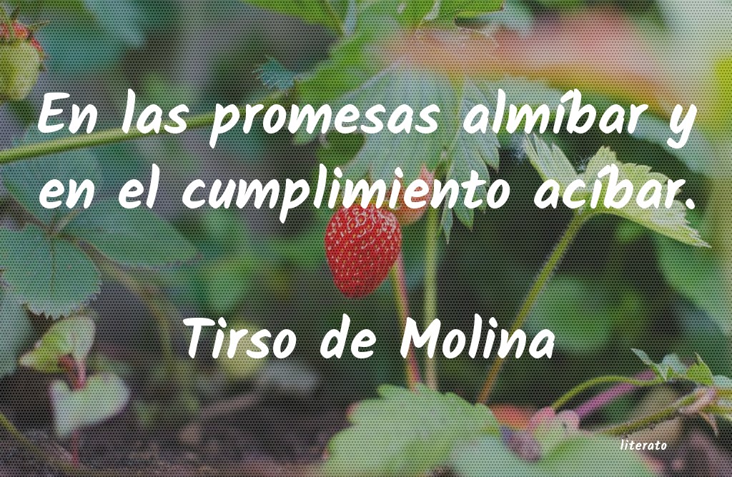 frases de Tirso de Molina