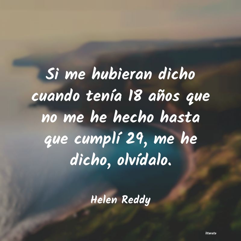 Frases de Helen Reddy