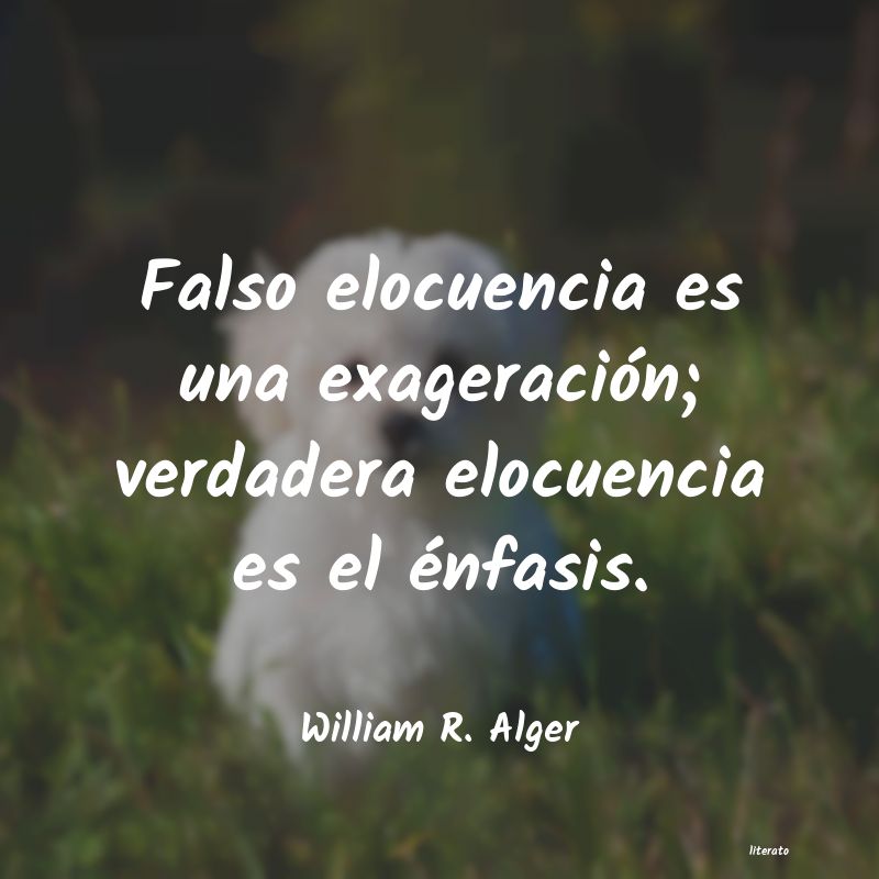 Frases de William R. Alger