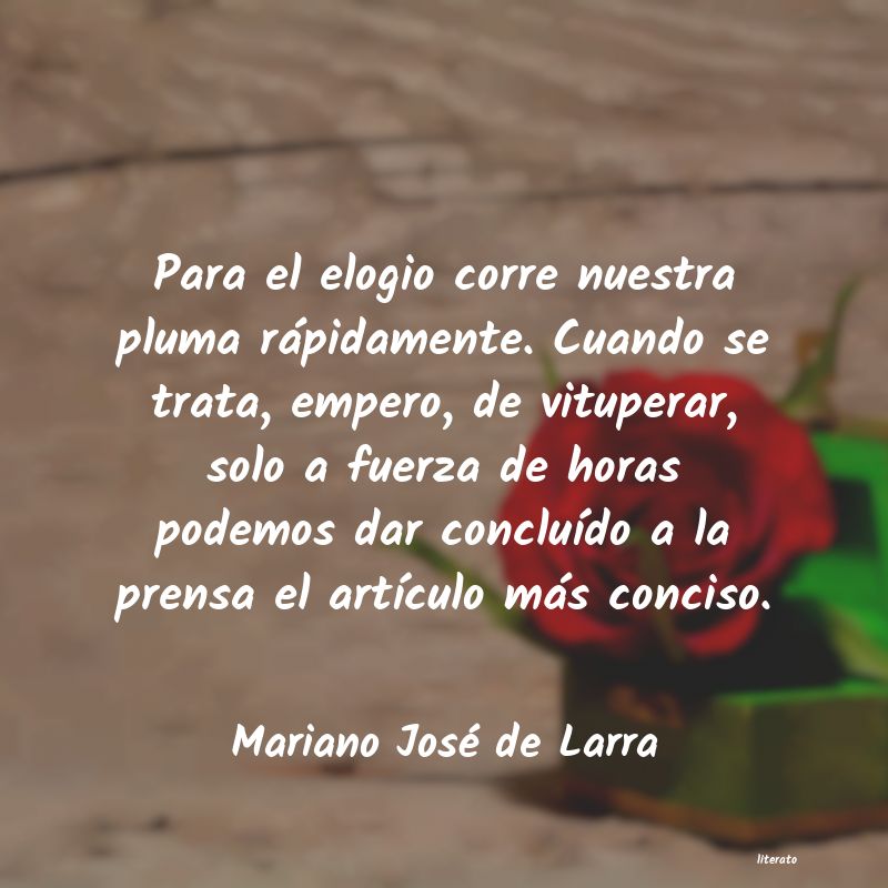 frases de Mariano José de Larra