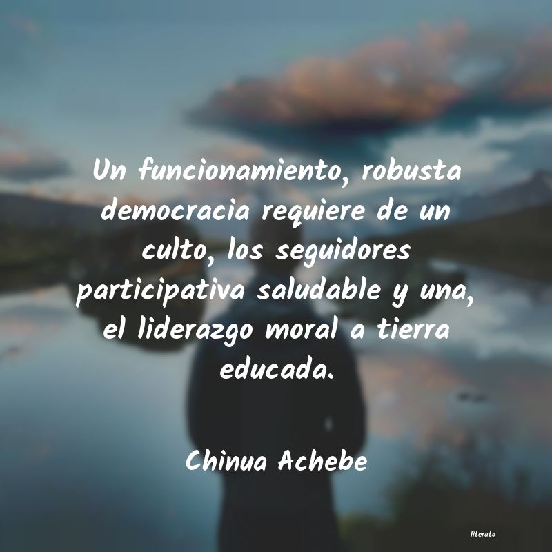 frases de Chinua Achebe