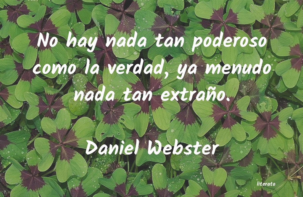 Frases de Daniel Webster