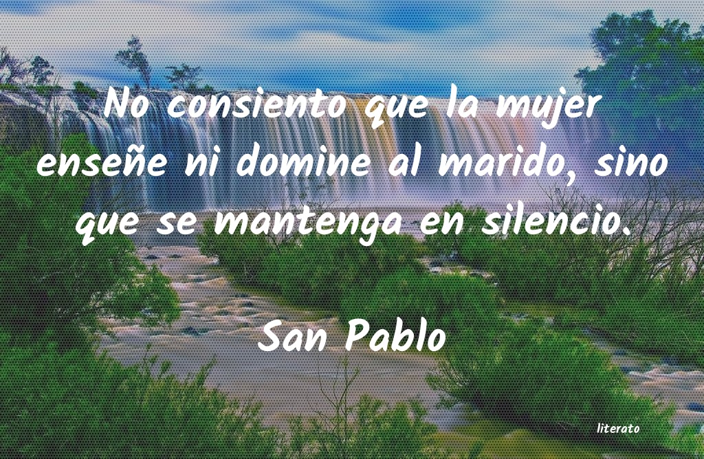 Frases de San Pablo