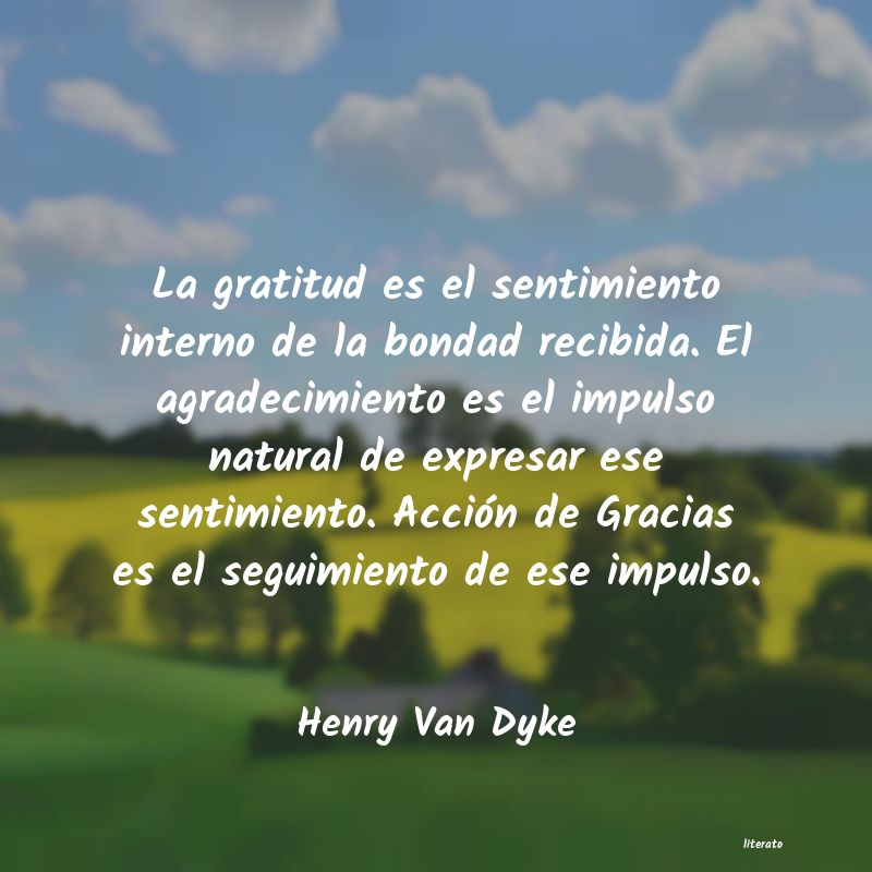 Frases de Henry Van Dyke