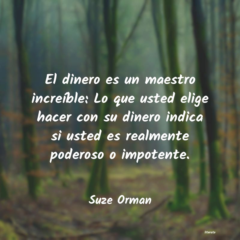 frases de Suze Orman