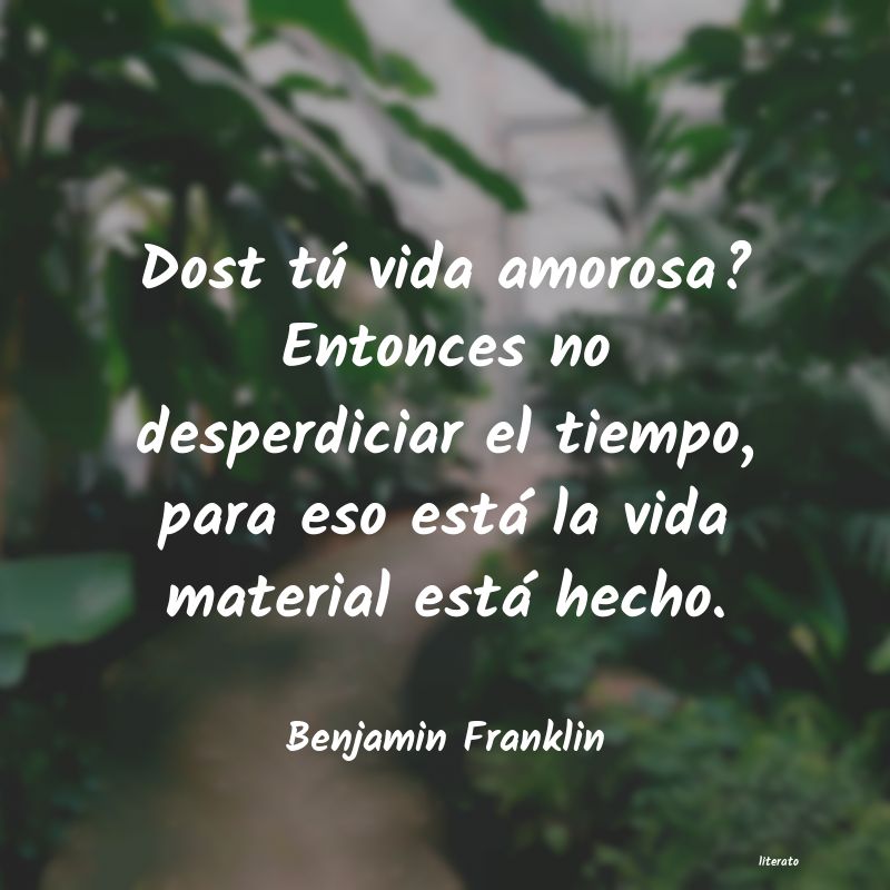 Frases de Benjamin Franklin