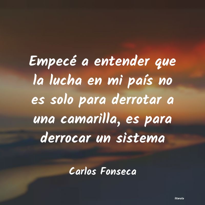 Frases de Carlos Fonseca