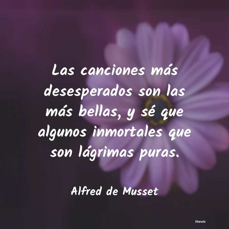 frases de Alfred de Musset