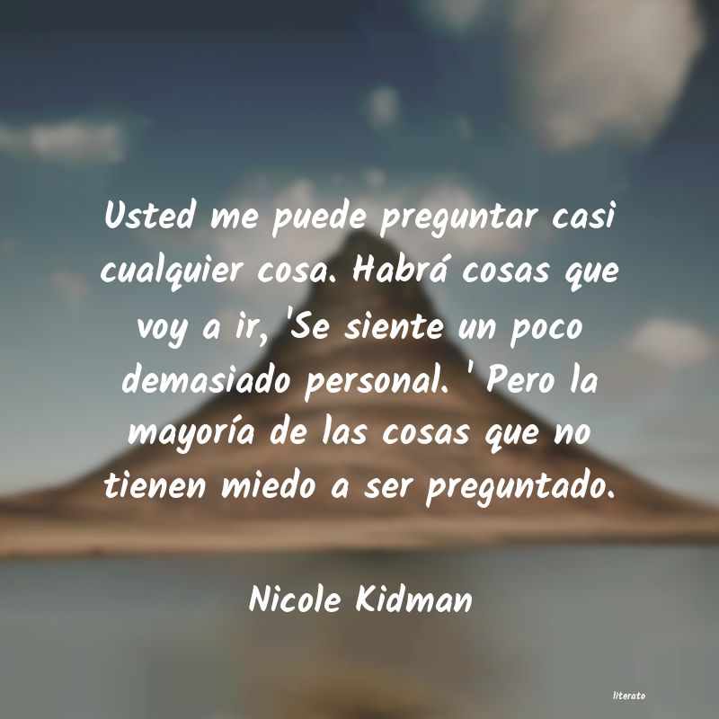 Frases de Nicole Kidman