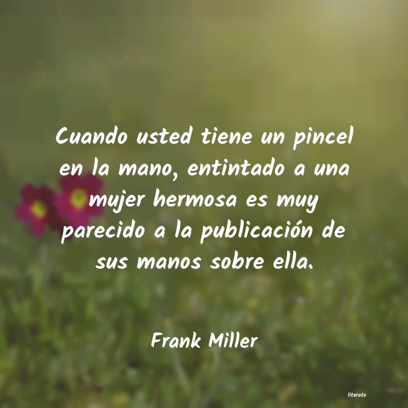 frases de Frank Miller