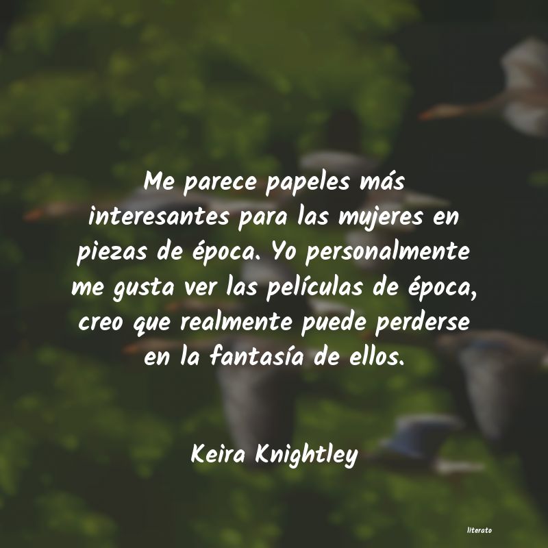 Frases de Keira Knightley