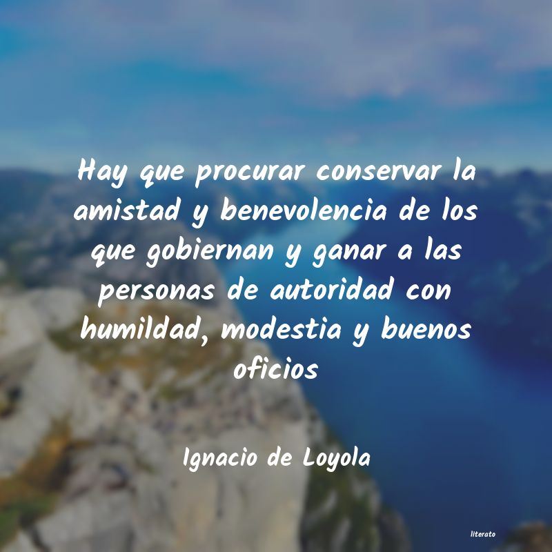 Frases de Ignacio de Loyola