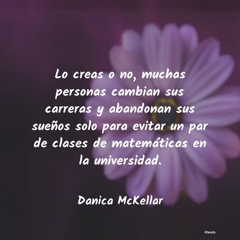 Frases de Danica McKellar