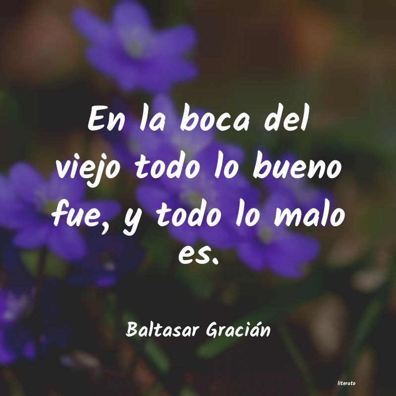 frases de Baltasar Gracián