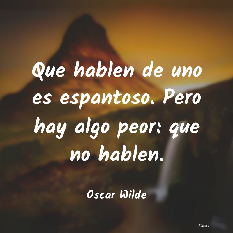 frases de Oscar Wilde