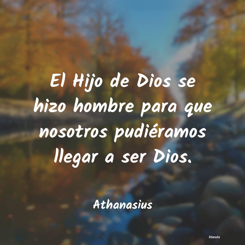 Frases de Athanasius
