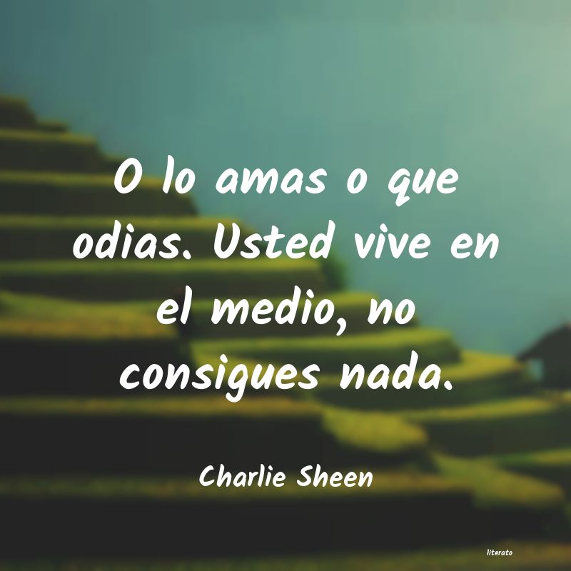 frases de Charlie Sheen