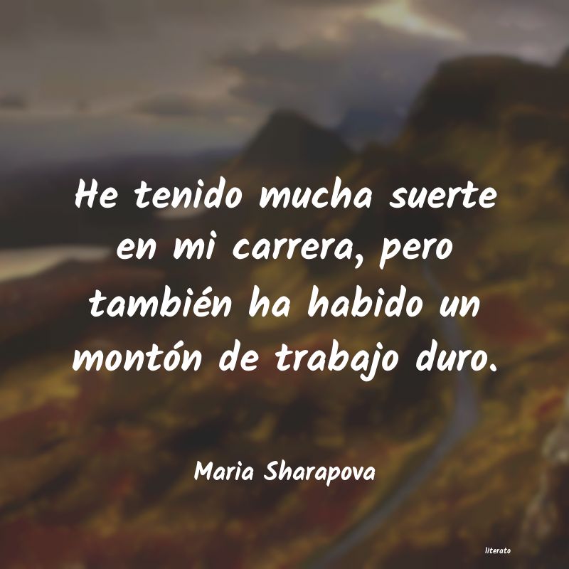 Frases de Maria Sharapova