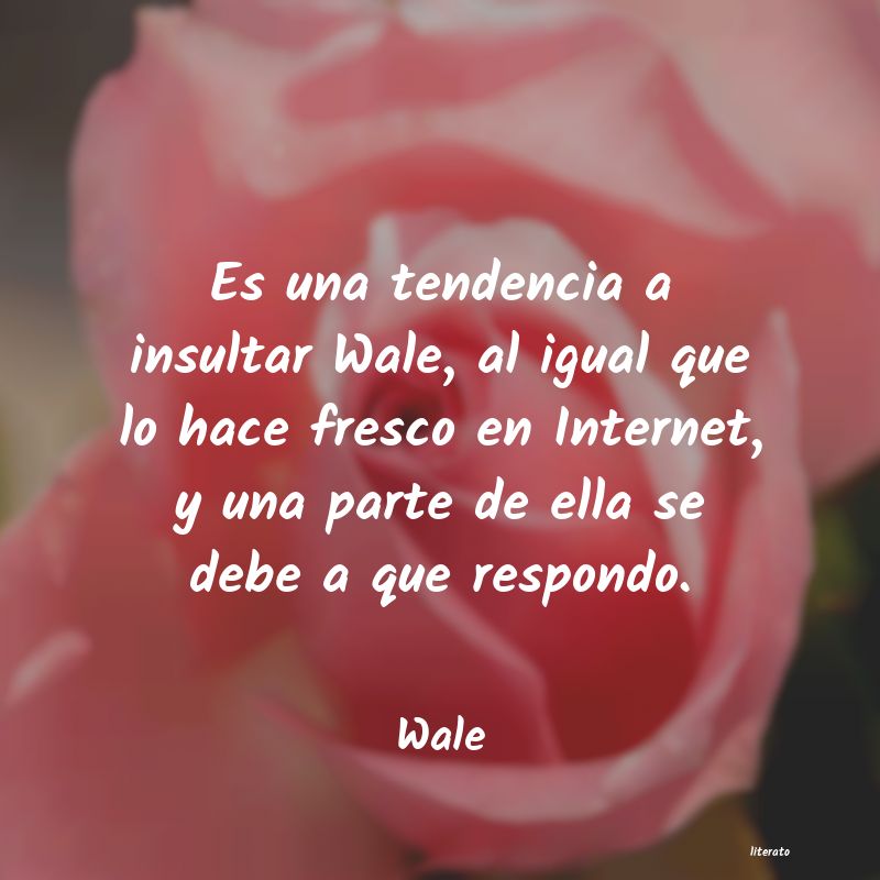 Frases de Wale