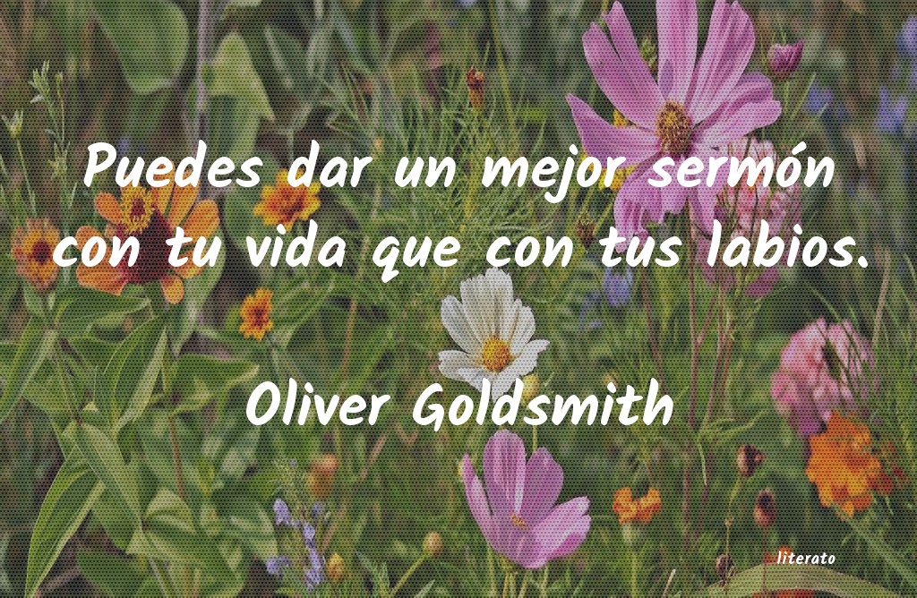 Frases de Oliver Goldsmith