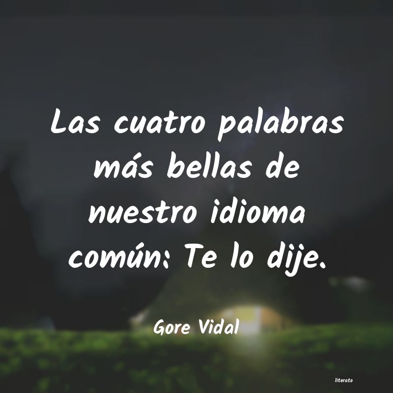 Frases de Gore Vidal