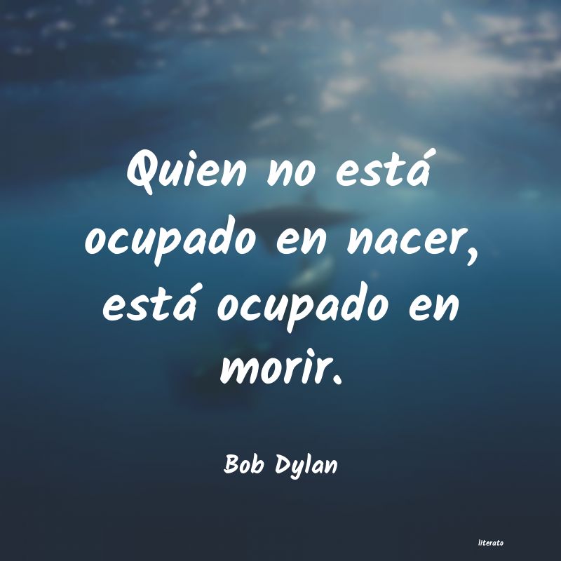 frases de Bob Dylan