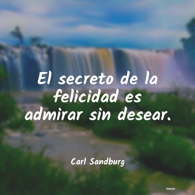 frases de Carl Sandburg