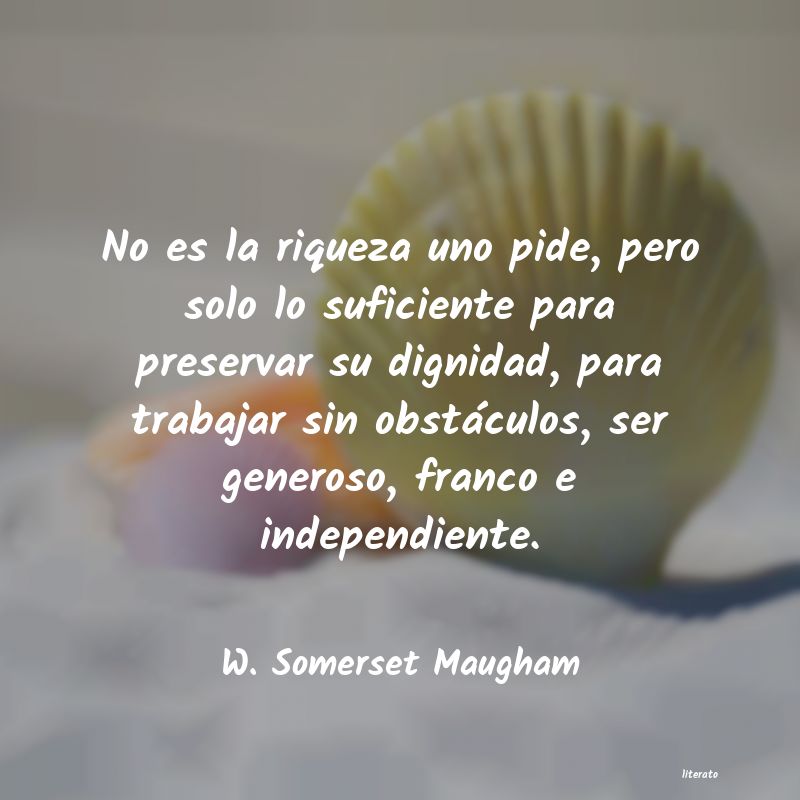 Frases de W. Somerset Maugham